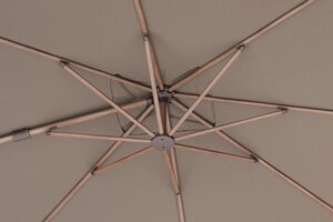 Platinum Zweefparasol Nexus T² Havana Vierkant 300 x 300 cm - afbeelding 8