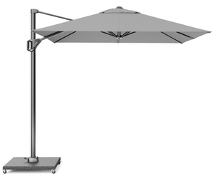 Platinum Zweefparasol Voyager T¹ 250x250 cm Lichtgrijs - afbeelding 1