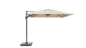 Platinum Zweefparasol Challenger T² Premium 300x300 cm Champagne - afbeelding 3