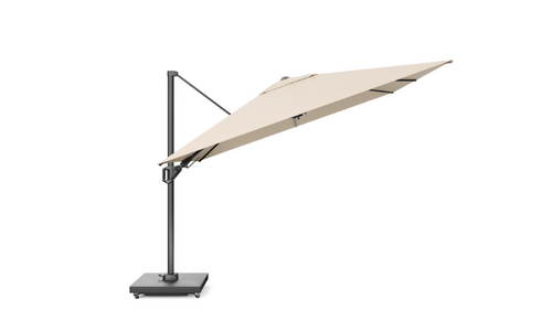 Platinum Zweefparasol Challenger T² Premium 300x300 cm Champagne - afbeelding 2