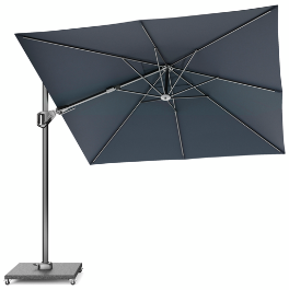 Platinum Zweefparasol Voyager T² 270x270 cm Antraciet - afbeelding 1