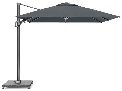 Platinum zweefparasol Voyager T² 270x270 antraciet - afbeelding 3