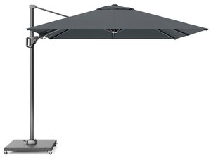 Platinum zweefparasol Voyager T² 270x270 antraciet - afbeelding 3