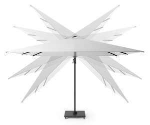 Platinum zweefparasol Voyager T² 270x270 antraciet - afbeelding 5