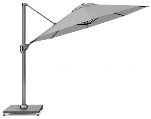 Platinum Zweefparasol Voyager T¹ Ø300 cm Lichtgrijs - afbeelding 2