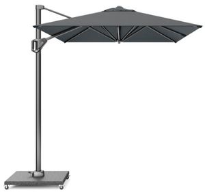 Platinum Zweefparasol Voyager T¹ 300x200 cm Antraciet - afbeelding 1