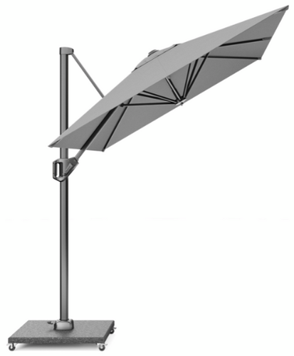 Platinum Zweefparasol Voyager T¹ 300x200 cm Lichtgrijs - afbeelding 2