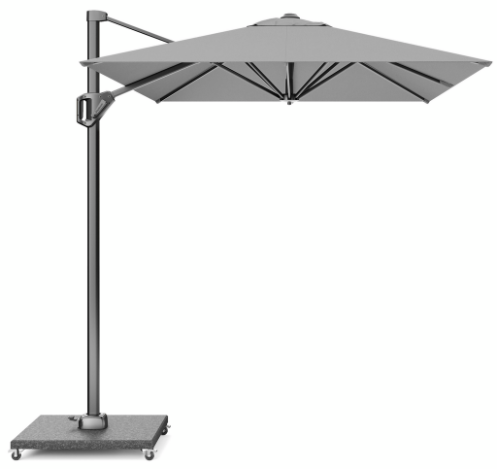 Platinum Zweefparasol Voyager T¹ 300x200 cm Lichtgrijs - afbeelding 1
