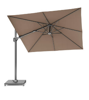 Platinum Zweefparasol Voyager T² Premium 270x270 cm Havana - afbeelding 1