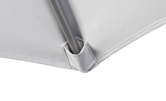Platinum Zweefparasol Voyager T² Premium 270x270 cm Faded Black - afbeelding 8