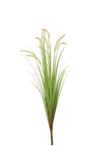 Pluimgras Steker Kunstplant - H113cm Naturel