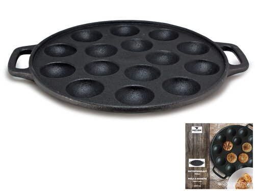 Poffertjesplaat emaille gietijzer