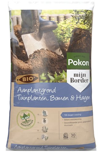 Pokon Bio Aanplantgrond Tuinplanten, Bomen & Hagen 30L - afbeelding 1