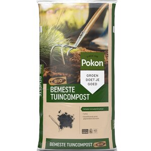 Pokon Bio Bemeste Tuincompost 40L - afbeelding 1
