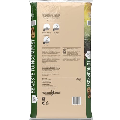Pokon Bio Bemeste Tuincompost - 40L - afbeelding 2