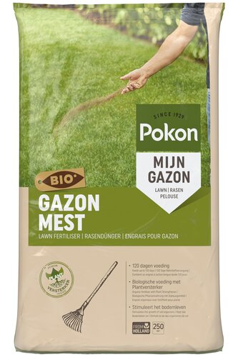 Pokon Bio Gazonmest 16,8kg voor 250mВ  - afbeelding 2