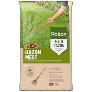 Pokon Bio Gazonmest 16,8kg voor 250mВ  - afbeelding 1