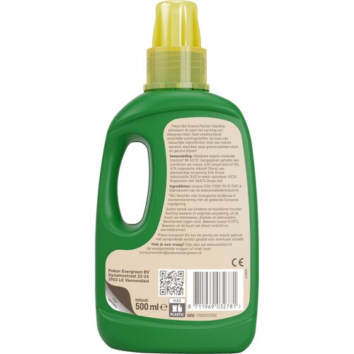 Pokon Bio Groene Planten Voeding 500ml - afbeelding 3