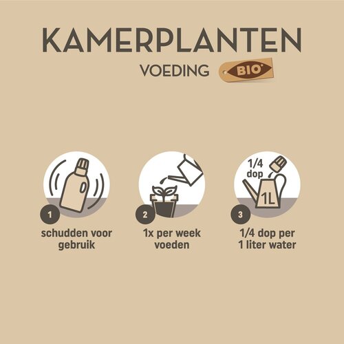 Pokon Bio Kamerplanten Voeding 500ml  - afbeelding 3