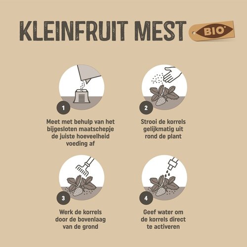 Pokon Bio Kleinfruit Mest 1kg  - afbeelding 3