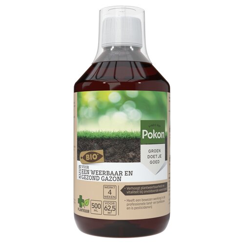 Pokon Bio Kuur voor een Weerbaar en Gezond Gazon Concentraat 500ml - afbeelding 1