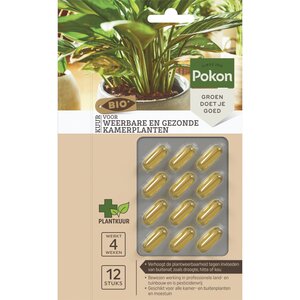 Pokon Bio Kuur voor Weerbare en Gezonde Kamerplanten Capsules 12 stuks - afbeelding 1