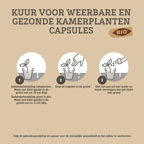 Pokon Bio Kuur voor Weerbare en Gezonde Kamerplanten Capsules 12 stuks - afbeelding 5