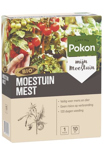 Pokon Bio Moestuin Mest 1kg - afbeelding 1