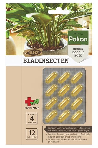 Pokon Bio Kuur voor Weerbare en Gezonde Kamerplanten Capsules 12 stuks - afbeelding 1