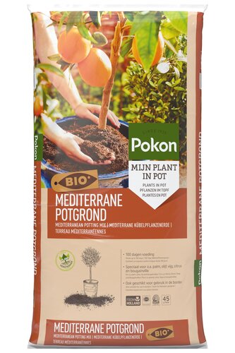 Pokon Bio Potgrond Mediterrane Planten 45L OP=OP - afbeelding 1