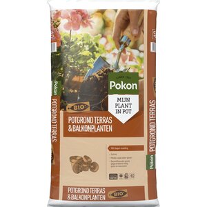 Pokon Bio Potgrond Terras & Balkon Planten - 40L - afbeelding 1
