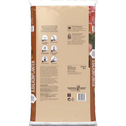 Pokon Bio Potgrond Terras & Balkon Planten - 40L - afbeelding 2