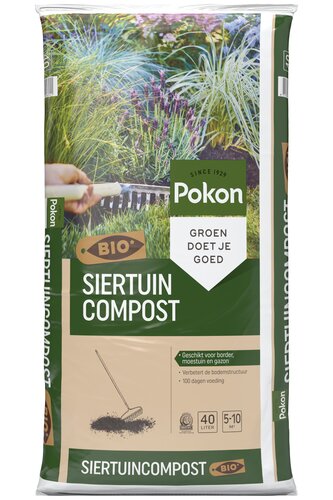 Pokon Bio Siertuincompost - 40L - afbeelding 1