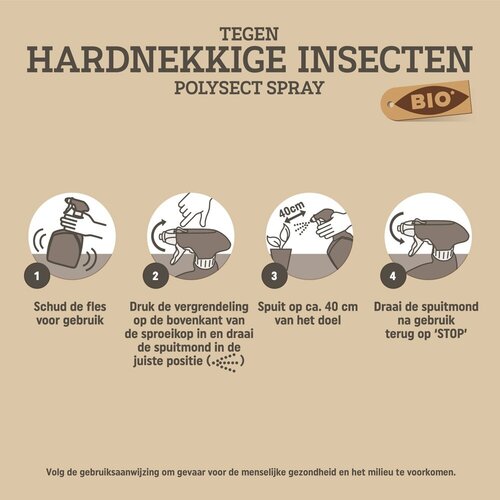 Pokon Bio Tegen Hardnekkige Insecten Polysect Spray 800ml - afbeelding 7