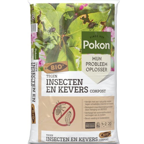 Pokon Bio Tegen Insecten en Kevers Compost 20L - afbeelding 1
