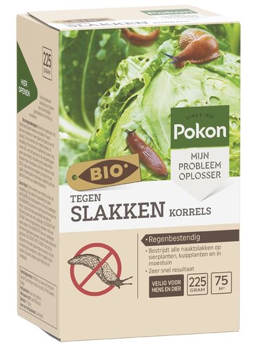 Pokon Bio Tegen Slakken Korrels 225gr - afbeelding 1