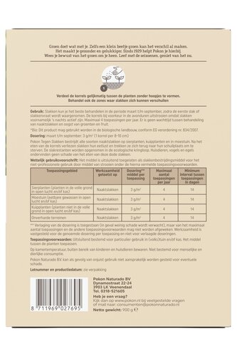 Pokon Bio Tegen Slakken Korrels 900gr - afbeelding 2
