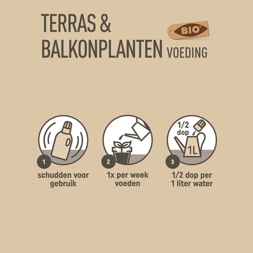 Pokon Bio Terras & Balkon Planten Voeding 500ml  - afbeelding 4