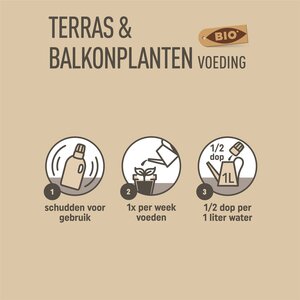 Pokon Bio Terras & Balkon Planten Voeding - 500ml - afbeelding 4