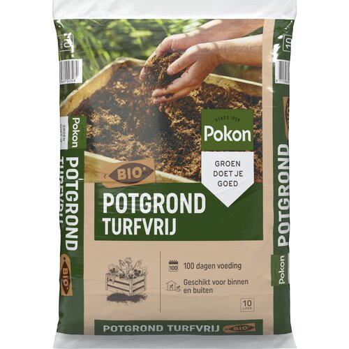 Pokon Bio Turfvrije Potgrond 10L  - afbeelding 1
