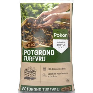 Pokon Bio Turfvrije Potgrond 30L - afbeelding 1