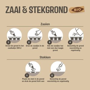 Pokon Bio Zaai & Stekgrond Turfvrij 10L - afbeelding 5