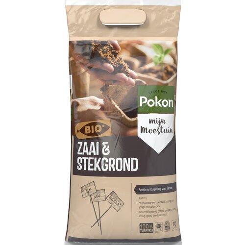 Pokon Bio Zaai & Stekgrond Turfvrij 10L - afbeelding 1