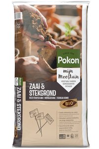 Pokon Bio Zaai & Stekgrond Turfvrij 20L - afbeelding 2