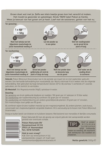 Pokon Bitterzout Groenmaker 500g - afbeelding 2