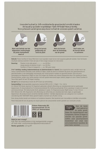Pokon Conifeer & Taxus Mest 2,5kg - afbeelding 3