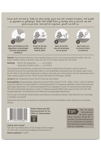 Pokon Druiven Mest - 1kg - afbeelding 2