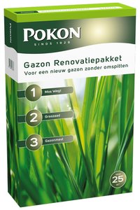 Pokon Gazon Renovatiepakket 3-in-1 1,75kg voor 25m² - afbeelding 1