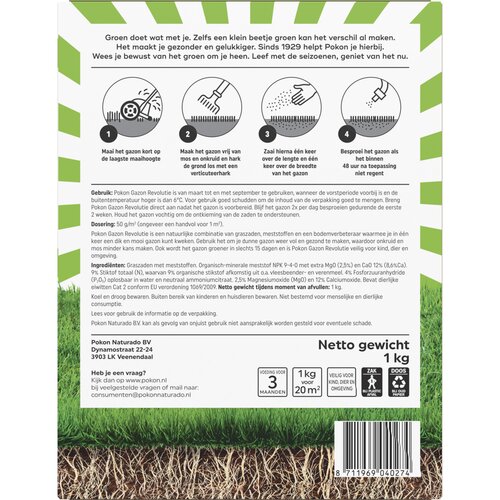 Pokon Gazon Revolutie 1kg - afbeelding 6