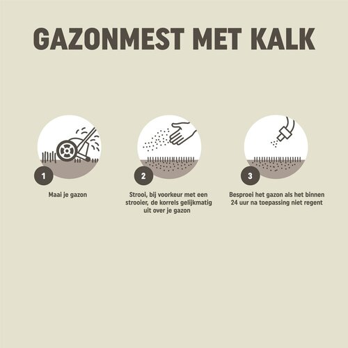 Pokon Gazonmest met Kalk 1kg voor 15mВ - afbeelding 6